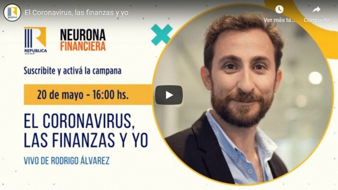 imagen de El Coronavirus, las finanzas y yo