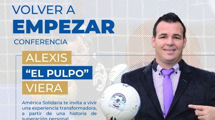 imagen de ¡Te invitamos a una conferencia de Alexis “El Pulpo” Viera!