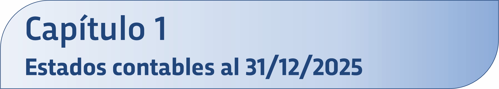 Capítulo 1
Estados contables al 31/12/2025 Capítulo 1
Estados contables al 31/12/2025